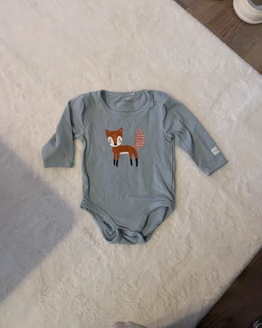 Koko 62 / Tiny one vaaleansininen pitkähihainen kettubody