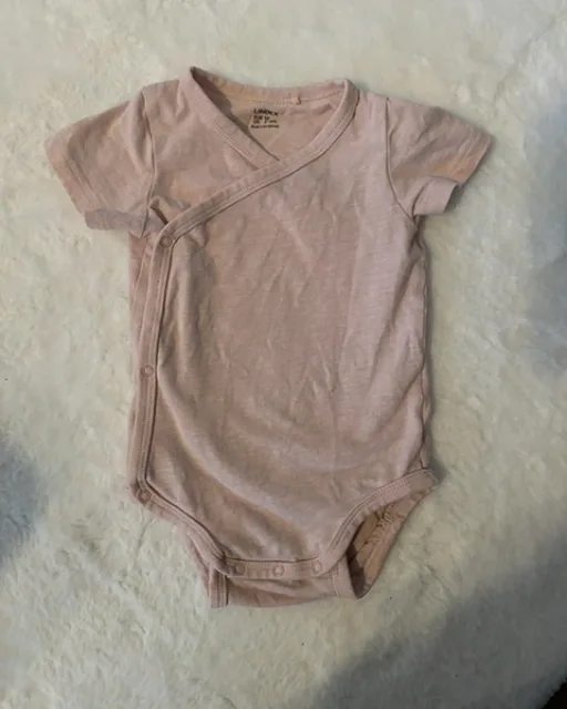 Koko 62 / Lindex vaaleanpunainen lyhythihainen body