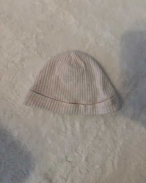 Koko 74 / H&M vaalea ribbineulepipo
