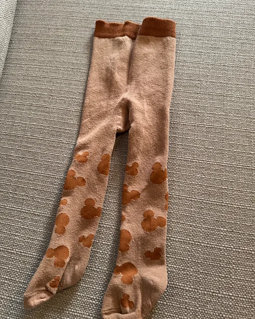 Vauvan uudet sukkahousut, ruskea kuvio, Disney baby koko 62/68