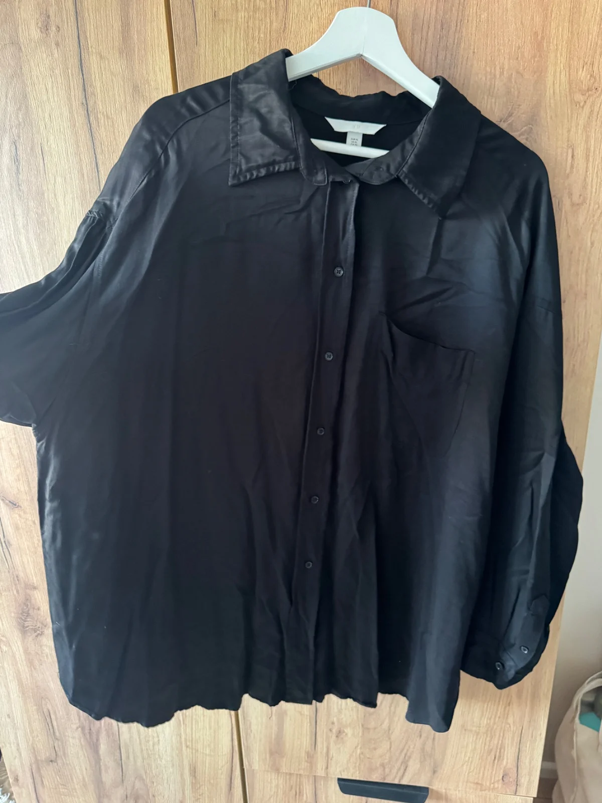 Musta napillinen naisten paita, H&M XL